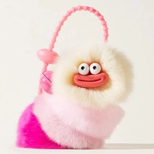 Assorted Cute Caterpillar Plush Keychain – Kawaii Fluffy Worm Toy Bag (100 Pics) picture