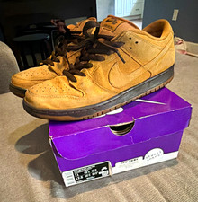 Nike SB Dunk Low Pro Brown Suede Skateboarding Shoes Men's US 11 D picture