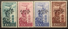 TRIESTE ZONE A 1948 AIRMAIL CAPITOL COMPLETE SERIES SEE... picture