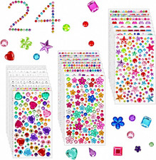 8104 Pcs Gem Stickers, Self Adhesive Rhinestone Jewels for Crafts picture