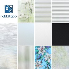 rabbitgoo Frosted Window Film Pricacy Static Cling Glass Sticker Anti-UV Vinyl picture