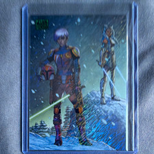 Topps 2023 Star Wars Galaxy #84 Ahsoka Tano & Sabine Wren 003/199 picture