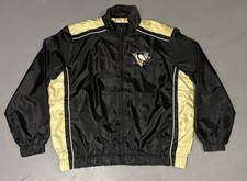 Vintage Pittsburgh Penguins Windbreaker Pullover Jacket NHL Size XXL picture