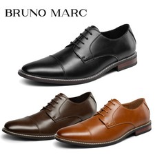 Bruno Marc Men's Prince Classic Modern Formal Oxford Lace Up Dress Shoes Elegant picture