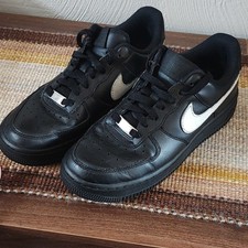 Youth Grade-School Nike Air Force 1  (GS) Black/White  picture