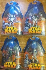 Star Wars Revenge Of The Sith Action Figures Lot Of 4 Different Clone Troopers picture