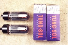 2, NEW in box, Tung Sol USA 5U4GB, dual getter, match date pair #3, 5U4G, 5U4GB picture