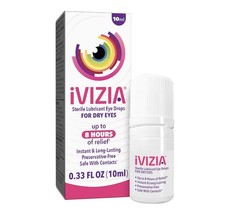 iVIZIA Sterile Lubricant Eye Drops for Dry Eyes Preservative-Free, Moisturizing picture