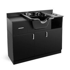 Artist hand Shampoo Station ABS Bowl Backwash Sink Salon Spa w/Drawer,USB,P Trap picture