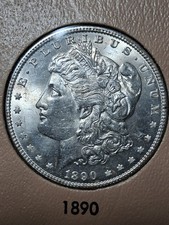 1890-P MORGAN DOLLAR. MS/ BU/CHOICE. picture