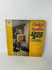 Javier Solis Amigo Organillero Carabela Vinyl LP 1980 CBS Stereo  very RARE picture