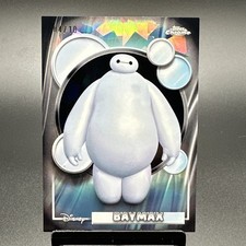2026 Topps Chrome Sapphire Disney #143 Baymax Black Ice /10 Big Hero 6 Rare picture