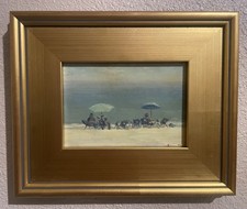 Levent Deparis California Impressionist Plein Air Oil Painting 5x7- Listed picture