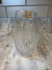 Vintage Mikasa Clear Glass Floral Bud Vase picture