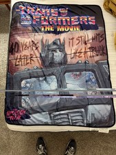 Transformers The Movie 40 Years Later Apology Tour Throw Blanket  AMC Exclusive picture