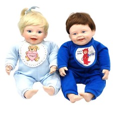 Kathy Hippensteel I’m A Little Angel Devil Doll Set 1995 Ashton Drake Galleries picture