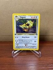 Pidgeot 1st Edition Holo Rare 08/64 Jungle 1999 English Pokemon TCG picture