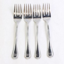 Set of 4 Pfaltzgraff Addison Stainless Steel Salad Forks picture