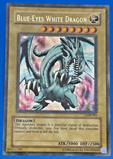 Blue-Eyes White Dragon LOB-EN001 Yu-Gi-Oh TCG Ultra Rare Unlimited ATK/DEF picture
