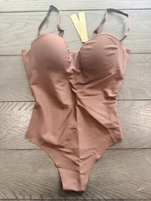 SKIMS Body Molded Underwire Bodysuit Cocoa Brown Size S NWT $138 picture