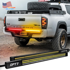 Redline Parlux Triple Row LED Tailgate Light Bar for Tacoma W/Sequential Amber picture