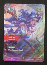 Kai’Sa Survivor SP1/006 Showcase Foil Riftbound Vendetta Crystal Rose Alt Art NM picture