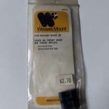 Weaver Scope base # 30 top mount for Savage 219 & Winchester 95S gloss black picture