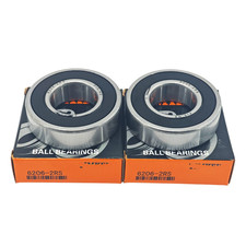 2Pcs Fit For TIMKEN 6206-2RS 30X62X16MM Double Rubber Seal Bearings 6206RS picture