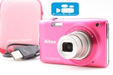 🎦👀✨Top MINT✨ Nikon COOLPIX S3300 Strawberry Pink Digital Camera From JAPAN picture