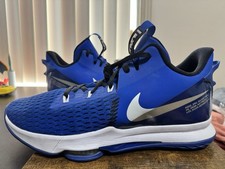 Men's Nike LeBron Witness 5 Game Royal Sneakers Shoes Blue CQ9380-400 Size 18 picture