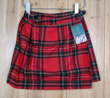 OND O'Neil Of Dublin Royal Stewart Kids Kilt Size 32 (9/10) Red Tartan Plaid picture