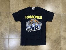 Vintage Ramones Road To Ruin Shirt Men’s Sz S Black Chaser Tag 1999 90’s 2000’s picture