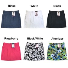 Rafaella Women's Stretch Skort with Functional Pockets, Classic Fit, Mid-Thigh picture