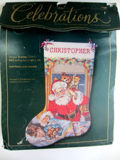 Vintage 1998 Bucillas Celebrations Visions Of Sugarplums 84026 Christmas Holiday picture