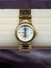Avon Gold Tone Quartz Wrist Watch Japan Movt Untested Vintage picture