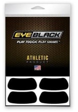 EyeBlack 18 Pair All Sports Eye Black Anti Glare Medical Grade Stickers – Black picture