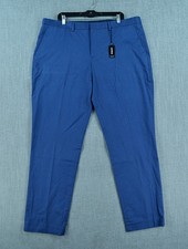 Express Dress Pants Men's 40x32 Blue Slim Stretch Moisture Wicking NWT picture
