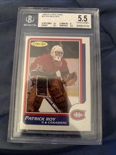 ✅1986-87 O-Pee-Chee #53 Patrick Roy RC BVG 5.5 HOF 4 Stanley Cups 3 Conn Smythe✅ picture
