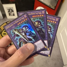 3x D/D/D Alfred the Divine Sage King 1st Edition Ultra Rare MAMO-EN079 Yu-Gi-Oh picture