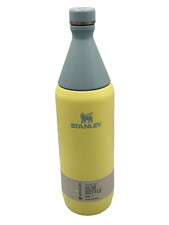 Stanley All-Day 34 oz Slim Bottle • Pomelo Yellow • Insulated • Stainless Steel picture