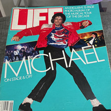 LIFE Magazine September 1984 Issue 9 Michael Jackson “On Stage & Off” Illus picture