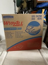Kimberly Clark 34790 White Wypall X60 Shop Towels 126 Sheet Box New picture