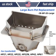 For Comfortbilt Stainless Steel Premium Upgrade Large Burn Pot CB-BP-SS-Large picture