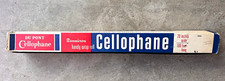 DUPONT Handy Wrap Clear Cellophane Roll 20 in x 100 ft Vintage 1950s Deadstock  picture