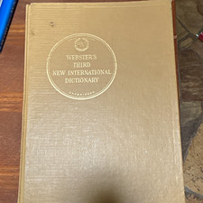 Webster's Third New International Dictionary Unabridged Hardcover 1961 Gove picture