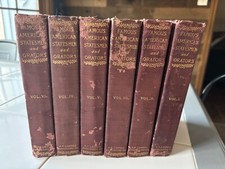 Famous American Statesmen and Orators Past And Present A K McClure 6 Vol 1902 picture