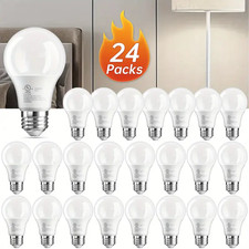 4/6/12/24Pack A19 LED Bulbs 15W 100W Equivalent Daylight 5000K, E26 Base 120V picture