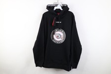 New CCM Hockey Mens Medium USPHL Premier Toledo Cherokee Hoodie Sweatshirt Black picture