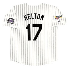 Todd Helton 2007 Colorado Rockies World Series Men's Home White Jersey (L-XL) picture