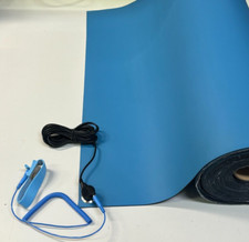 ESD Anti Static Grounding Mat with Wrist Strap & Ground Cord , 2' Wide x 3' Long picture